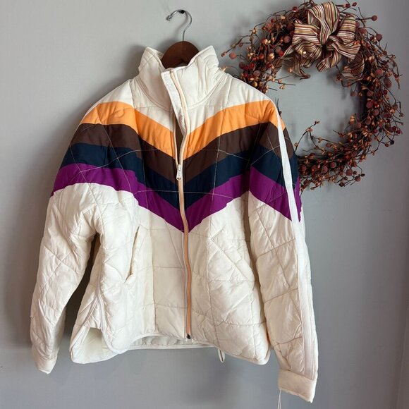 Free People Movement x HATCH Packable Puffer Jacket Small Oversized Retro - Picture 1 of 12